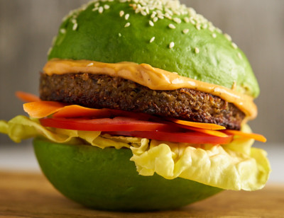 Avocado Bun Veggie Burger
