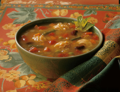 Organic Minestrone Soup, Light in Sodium standard image