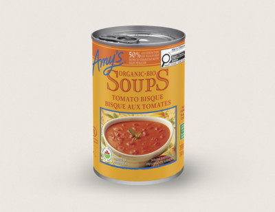 Organic Tomato Bisque, Lower in Sodium/Bisque De Tomate Biologique,Teneur Réduite en Sodium hover image