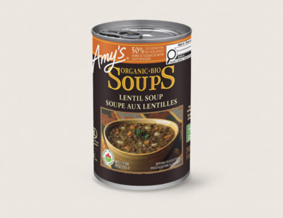 Organic Lentil Soup, Lower in Sodium/Lentille Biologique, Teneur Réduite en Sodium hover image