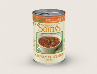 Organic Chunky Vegetable Soup, Reduced Sodium hover image