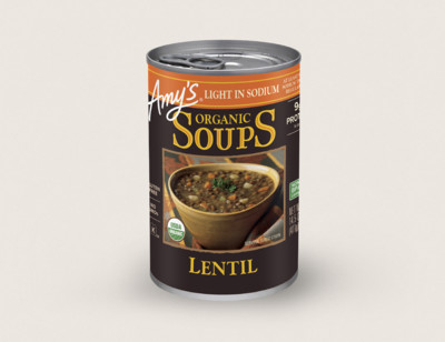 Organic Lentil Soup, Light in Sodium hover image