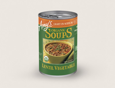 Organic Lentil Vegetable Soup, Light in Sodium hover image