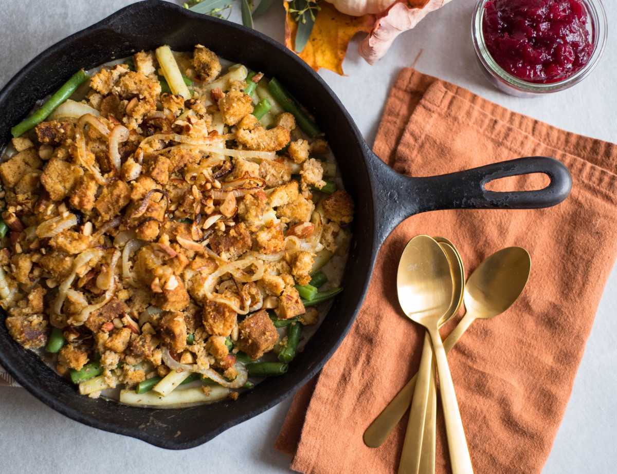 Amy's Kitchen Green Bean Casserole with Amy's Porcini Bisque