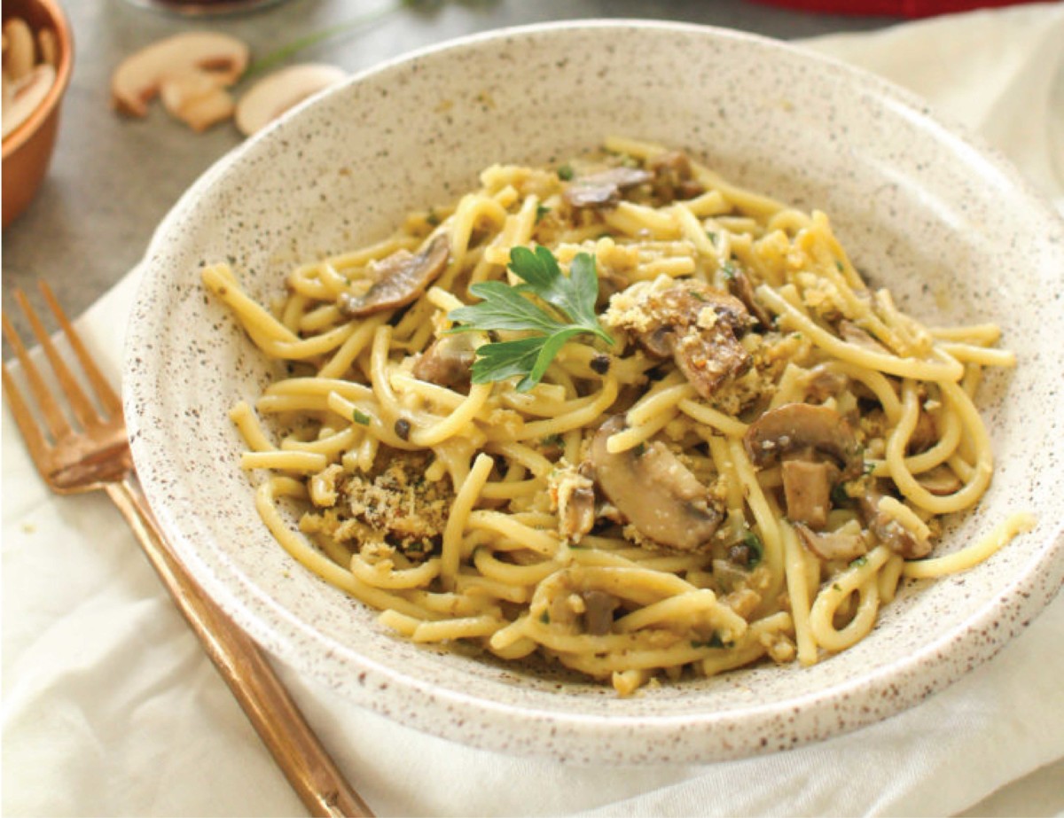 Amy's Kitchen Cremini Mushroom Baked Spaghetti