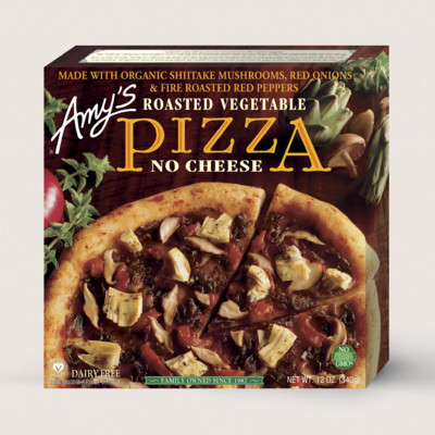 Roasted Vegetable Pizza, Vegan