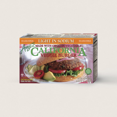 California Veggie Burger, Light in Sodium