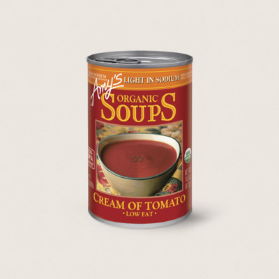 Organic Cream of Tomato Soup, Light in Sodium