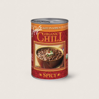 Organic Spicy Chili, Light in Sodium