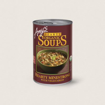 Organic Hearty Minestrone with Vegetables
