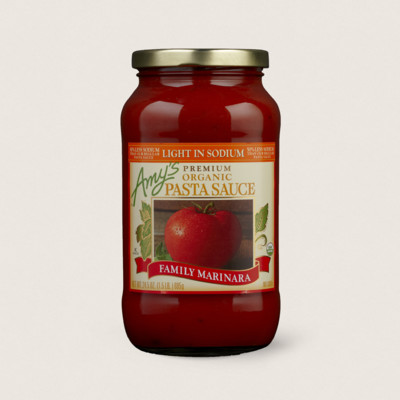 Organic Family Marinara Pasta Sauce, Light in Sodium