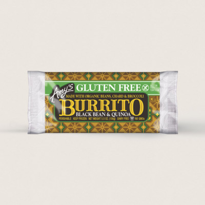 Black Bean & Quinoa Burrito, Gluten Free
