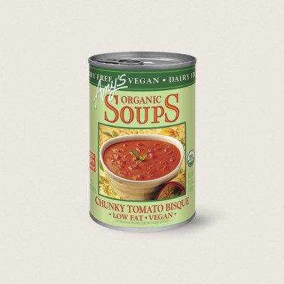 Organic Chunky Tomato Bisque, Dairy Free, Vegan