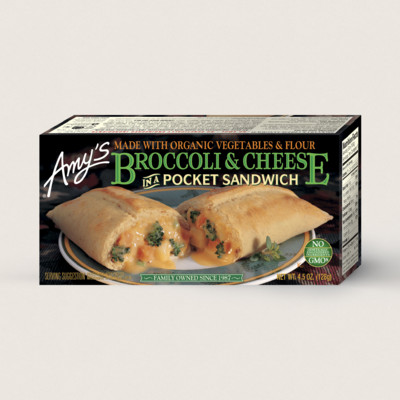 Broccoli & Cheese in a Sandwich