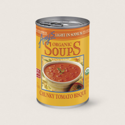 Organic Chunky Tomato Bisque, Light in Sodium