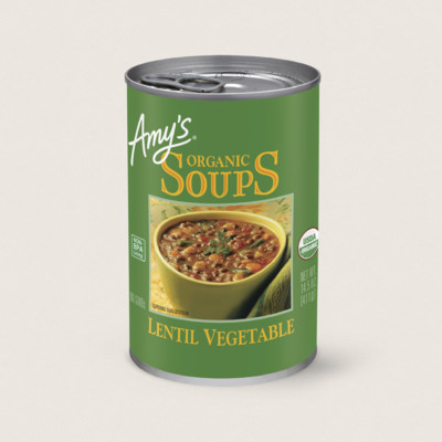 Organic Lentil Vegetable Soup