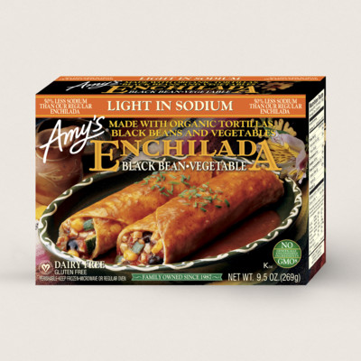 Black Bean Vegetable Enchilada, Light in Sodium