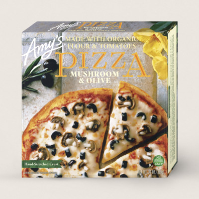 Mushroom & Olive Pizza