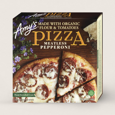 Meatless Pepperoni Pizza