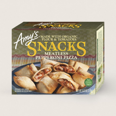 Meatless Pepperoni Pizza Snacks