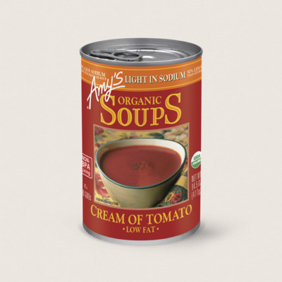 Organic Cream of Tomato Soup, Light in Sodium