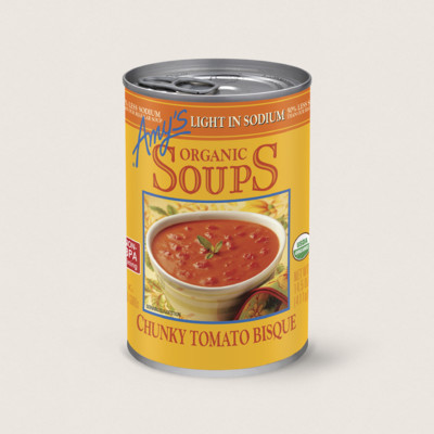 Organic Chunky Tomato Bisque, Light in Sodium