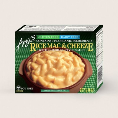 Dairy Free Rice Mac & Cheeze/Pâtes De Riz Avec Sauce À Saveur de Cheddar