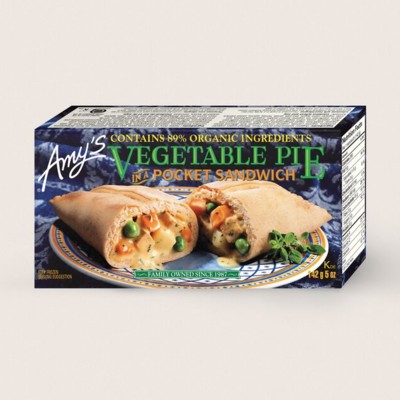 Vegetable Pie in a Pocket Sandwich/Pâté Aux Légumes Dans Une Pochette Sandwich