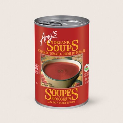 Organic Cream of Tomato Soup/Créme De Tomate Biologique