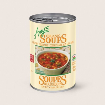 Organic Chunky Vegetable Soup/Consistante Aux Légumes Biologiques
