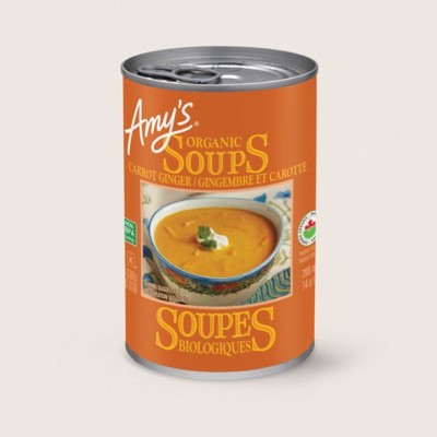 Organic Carrot Ginger Soup/Gingembre Et Carotte Biologique