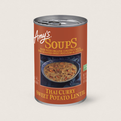 Thai Curry Sweet Potato Lentil Soup