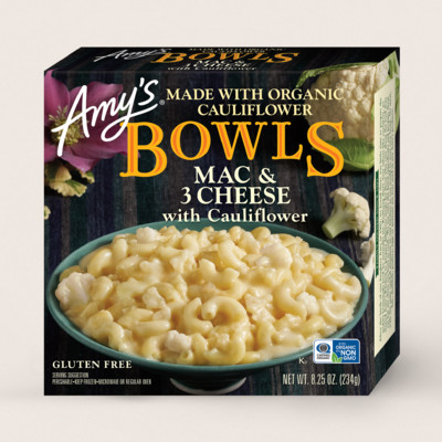 Mac & 3 Cheese with Cauliflower Bowl