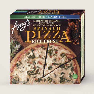 Spinach Pizza, Gluten Free, Dairy Free