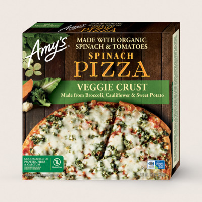 Spinach Veggie Crust Pizza