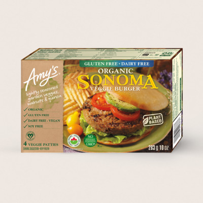 Organic Sonoma Veggie Burger/Végéburger Sonoma Biologique