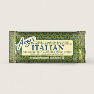 Italian Supreme Pizza Wrap/Sandwich roulé pizza suprême