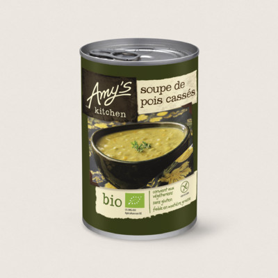 Soupe de pois cassés bio