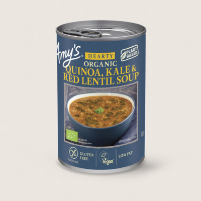 Organic Quinoa, Kale & Red Lentil Soup
