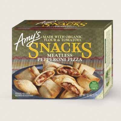Meatless Pepperoni Pizza Snacks