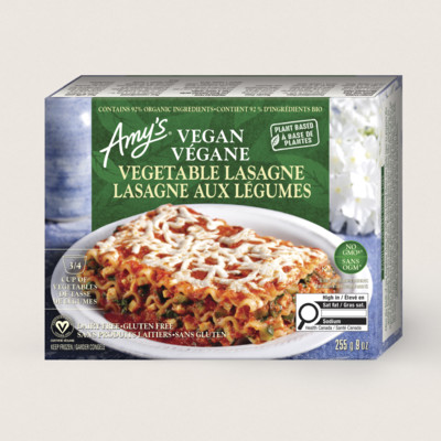 Gluten Free, Dairy Free Vegetable Lasagna/Sans Gluten, Sans Produits Laitiers Lasagne Aux Légumes