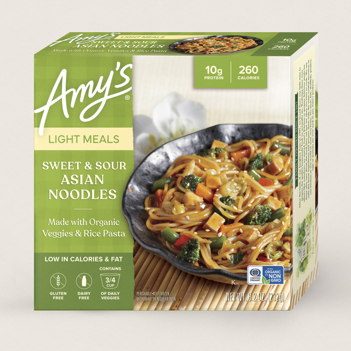 Amy's Kitchen Sweet & Sour Asian Noodles Light Meals